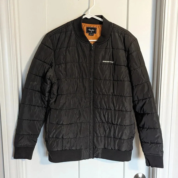 Primitive Skateboarding Puffer Jacket Dark Grey sz medium - Picture 1 of 5